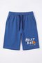 3-Piece Printed Detailed Boys' Double Pocket Capri Pants with Elastic Waist - 4