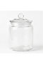 Glass Canister with Crystal Knob Lid — 450 ml