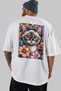 For the Love of Cats 64 Cats Printed White Oversize T-Shirt 100% Cotton Unisex Cat Lover Premium Design - 5