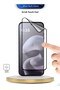 Motorola Moto G67 5G / Moto G87 5G 2026 Premium Nano Ceramic Full Glue Full Cover Matte Flexible 2 Pack Clear/Black - 3