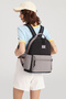 Large Size Waterproof Fabric Colorful School Bag with Laptop Compartment Blue/Navy Blue - 5