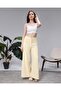 Nills Crepe Fabric Elastic Waist Comfortable Fit Women's Trousers Nills00004 - 6