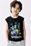 Printed vest top