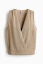 Knitted wrap top - 4