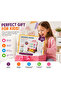 Kids Double-Sided Magnetic Drawing Board Easel with Alphabet & Number Magnets, Whiteboard, Markers and Storage Tray – Educational Learning Board for Toddlers - 4