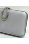 Women's Waterway Silver Evening Dress Clutch Chain Strap Hand and Shoulder Wedding Engagement Evening Bag - 2