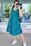 Crew Neck Zero Sleeve Viscose Dress 6Y014