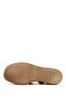 Women's Genuine Leather Brown Suede Heeled Sandals - 4