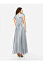 Sculpted Bodice Full Flare Maxi Dress - 6
