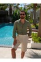 Regular Fit Linen Shirt - 4