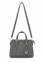 Liora Gray Women's Bag with Gold Accessories - 4
