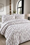 Winter Flannel Double Duvet Cover Set Cloud Gray - 2