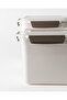 Granada 2-Piece Deep Rectangular Storage Container - Soft Ecru - 4500+2700 ml - 5