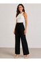Hayal 27506-26 Women's High Waist Straight-Leg Fabric Trousers Comfortable Fit for Office and Daily Use - 2