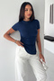 Wine Touch Bodycon Casual T-Shirt - 3
