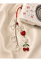 Cherry Bow Heart Phone Charm Phone Strap Y2K Coquette Bag Charm Red - 5