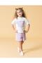 Girl's Top and Bottom Set with Shorts