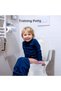 Realistic Toddler Potty, Toilet Training Seat with PVC Cushion, Removable Bowl, Music & Handrail, Safe for 18+ Months (22.7 kg Load) - 8