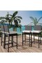 1 Set Rattan + Iron Pipe XH106 Bar Chair 40 * 42 * 103CM with Practicality, Affordability, Durability, Home Living, and Value - 8