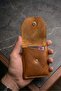 Purefold Crazy Yellow Genuine Leather Card Holder Wallet - 3