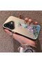 iPhone 16 Plus Compatible Silicone Edge Hard Back Case Couple Phone Case Beautiful Girl Patterned - 2
