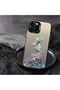iPhone 17 Pro Max Compatible Silicone Edge Hard Back Case Couple Phone Case Beautiful Girl Patterned - 6