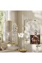 Aluminium and Glass Wall Bathroom Mirror with Aluminium Frame and 5 mm Ecological Lens with Arched Joint, 61 x 91 cm - 6