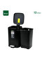 Stella Step Bin-Black-12 L - 5