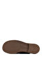 Women's Genuine Leather Beige Flat Slippers - 4
