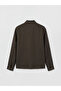 Khaki Stand Collar Men's Jacket - 2