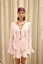 Aliza Pink Shirt Shorts Set - 2