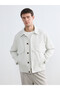 Nevavm Loose Fit Shirt Collar Men's Gabardine Jacket with a Difference - 2