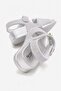 Silvery Butterfly Stone Children's Sandals Silver - 5