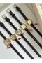 Daisy Model Rabbit Charm Leather Cord Women's Wristwatch - 3