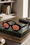 Oval and Slanted Modern Framed Sunglasses with T-Details Stylish Unisex Eyewear with Colorful Frame and Glass Options - 2