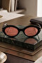 Oval and Slanted Modern Framed Sunglasses with T-Details Stylish Unisex Eyewear with Colorful Frame and Glass Options