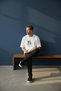 Men's Combed Cotton Crew Neck White T-Shirt - 171 - 2