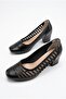9647 Nur Lace Comfortable 5 cm Low Heeled Women's Shoes - 7