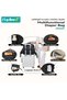 PU Baby Diaper Bag Backpack with Multifunction Diapers Changing Station, Baby Travel Backpack Bag with Toy Bar for Outdoor and Travel, Large Capacity Infant Gift, USB Port, 3 Toys - 4