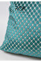 Turquoise Patterned Throw Pillow Cover 45X45 cm Decorative Pillowcase - 2