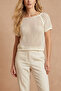 Women's Mesh Knitted Openwork Lightweight Summer Beach Style Knitwear Bohemian Sweater - 3
