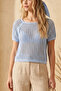 Women's Mesh Knitted Openwork Lightweight Summer Beach Style Knitwear Bohemian Sweater - 4