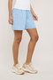 Washed Denim Shorts with Elastic Waist - 6