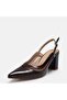 Large Size Stiletto 41-42-43-44-Brown - 4