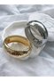 Premium Quality Steel Fashion Model Trend Women's Handcuff Bracelet - 7