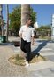 Men's Gofre Viscose Fabric Slim Fit Trousers - 8