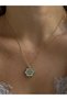 316L Zircon Stone Steel Necklace - 2