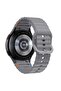 Silicone Band Compatible with Samsung Galaxy Watch 7/6/5/4 47/46/45/44/43/42/40mm Silicone Wave Desgin Strap (Space Grey) - 4
