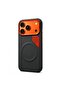 Magnetic Matte PU Case Compatible With iPhone 17 Pro Max, Mag-Safe, Leather Texture Armor Back Cover