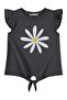 Daisy Patterned Set for 6-9 Years - Gray - 4